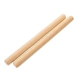Generisch 2 STK Instrument Stick Rhythmus Stick Rassel Musical Rhythmusstöcke Trommelstöcke Bürsten Schlägelstöcke Für Trommeln Trommelstock Tambourin Musikinstrumente Holz