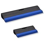 2er Set DEWEPRO® Fugengummi - Fuggummi mit Kunststoffgriff - Breiten: 145mm und 245mm - Fugenspachtel - Gummispachtel - Verfuggummi