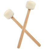 Trommelstock aus Holz, Paar Trommelstock mit Holzgriff Marschtrommel Schlägel für Schlagzeugpercussion Drumsticks Instrumental Musikinstrumente