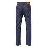 Jeans FüR MäNner,Gerade Bein Jeanshose Herren,Leichter Arbeitshose,Einfarbig Casual Freizeithose,Slim Fit Denim Hosen,Lange Hose Mit ReißVerschluss Und Knopf,Vintage Stretchjeans,Einfarbig Stoffhose