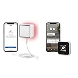 Eve Water Guard - Smarter Wassermelder, 2m Sensorkabel & Room - Raumklima- & Luftqualitäts-Monitor für saubere und gesunde Luft, misst Schadstoffkonzentration, Temperatur und Luftfeuchtigkeit