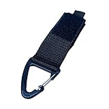 DIEKE Professioneller Karabiner, Schlüsselhalter, Gürtel, Schlüsselhalter, Gurtband, Gürtel, Schlüsselanhänger, Haken, 4 Stück