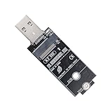 WOURRD USB 3.1 Adapter Festplatten USB 3.1 1000MB/s Solid States Disk Reader 2230 auf USB C 2242 auf USB C 2242 auf USB A