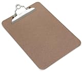 Rapesco VHBCB003 Hochleistungs-Klemmbrett aus Hartfaserplatte, A4+, Braun