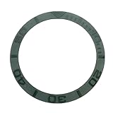 GBSONGJIN Watch Bezel Insert, Uhr Lünette 38mm Keramikuhr Bezel-Einsatz für 40mm Herrenuhr Gesicht Innendurchmesser 30.7mm Uhren Ersatzzubehör(Green)