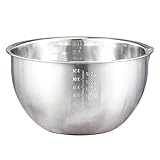 PRETYZOOM Schneebesen Kleine Schüsseln Salatschüssel Ramen-schüssel Rührschüssel Popcornschalen Nudelschalen Nudeln Backschüssel Nudelschüssel Salatshaker Mit Deckel Rostfreier Stahl Silver