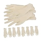 Artibetter 20 Stück Teiliges Kleine Einweg latexhandschuhe für Lebensmittelecht Multifunktional Rutschfest Geeignet für Küche Reinigung und Haushalt Bequem und Hygienisch