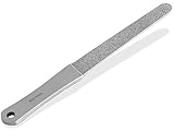 PREMIUM Nagelfeile aus Edelstahl - 2 Seitig - Saphir