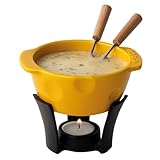 Boska Fondue-Set Mini Cheesy/Für Käsefondue und Soße / 300 ml/Spülmaschinenfester Fonduetopf