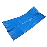 Zilimontt Rechteckige, faltbare, wasserdichte, aufblasbare Pool-Bodenplane für oberirdische Pools, PE-Material, mehrere Größenoptionen, 2 x 3 m bis 4,88 x 4,88 m, (2 x 3)