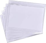 Pakomat Lieferscheintaschen Dokumenttaschen DIN C5 für A5 transparent selbstklebend (250)