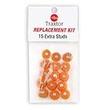 Traxtor 15x Ersatzspikes Spikes Anti Rutsch - Schuhkrallen für EIS und Schnee - Steigeisen als Gleitschutz bei Glatteis