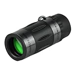 Jooehyer HD-Monokular mit Niedrigem Licht, Doppelfarbe, Wasserdicht, Mini-Fernrohr-Set, Langlebig im Freien