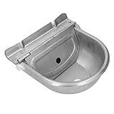 Kuh -Trinkschale Edelstahl Automatische Wasserspeiser Vieh -Wassertrinker Schüssel Schwimmkugel Clamshell für Rinder und e Premium -Material leicht zu reinigen polierte
