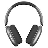 Wentronic Y01 Noise-Cancelling-Kopfhörer, Kabellose Over-Ear-Kopfhörer, Bluetooth 5.3, Hi-Res Sound, 48h Wiedergabe, faltbar, mit Mikrofon für iOS/Android/PC – Space Grau
