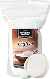 Erythrit 1kg natürlicher kalorienfreier Zuckerersatz Erythritol Pulver – kalorienarm, ideal für Low Carb & Keto Diät, zum Backen – Kilo Großpackung