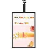 LED Leuchtkasten Display Bildschirm mit Teleskopstange für Wandmontage Digital Werbung in Theatern, Restaurants, Bars und Geschäften