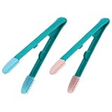 HIAKDOFT 2 Stück Leichter Katzen augen kamm Weiche Reinigung für Kätzchen Entfernt Tränenflüssigkeit Entwirrt Sanft Fell für Kleine Haustiere Tragbar und Schonend für Empfindliche