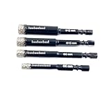 Sechskant-Bits, 6–14 mm, Sechskantschaft, gelötet, trockene Keramikfliesenbohrer, Marmor, Granit, glasierte Fliesen, Lochöffner, Diamantbohrer, Lochsäge (1 Stück - 6 mm), 10 Stück