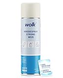 Kreidespray strong weiß 500 ml - langhaltende Bodenmarkierungen - pflanzenverträglich - wasserlöslich - temporäre Boden Markierungen - bis zu 100m Markierungsweg bei 5cm Strichbreite - Spraydose