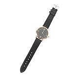 Warmhm Stylische Damen Armbanduhr Minimalistische Quarzuhr mit Atmungsaktivem Band für Alltag Geeignet für Teenager und Reife Frauen Hautfreundlich und Kratzfest