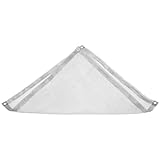 TOPBATHY Camping Holzofen Ständer Faltbar aus Edelstahl Hitzebeständiges Wiederverwendbares Grillnetz für Outdoor Lagerfeuer Kompakte Leichte Feuerstelle Matte für BBQ und Wandern