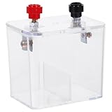 FRCOLOR Batterie Experimentierset mit Zinkstreifen und Galvanisiertem Kupferblech Physik Lehrmaterial für Schüler Transparentes Zubehör für Naturwissenschaften Primäre Batterie Lernset