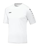 JAKO Unisex Kinder Team (Kurzarm) Fußballtrikots, Weiß, 164 EU