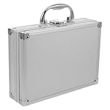 KOMBIUDA Aluminiumlegierung Werkzeugkasten Klein Leicht Kompakt Robust Aufbewahrungskoffer Multifunktional Tragbar für Werkzeuge Ersatzteile und Kosmetik