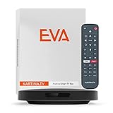 Kartina Eva IPTV Receiver von DuneHD mit Bluetooth-Fernbedienung. 4K, WiFi, USB, Micro SD, Android TV.