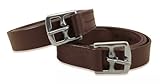 Avon Equine Steigbügelriemen Schwarz & Braun (60, Braun)