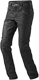 Jet Motorradhose Jeans Aramid Mit Protektoren Herren (66 Regulär/Weite 50' Länge 32'(8XL), Schwarz)