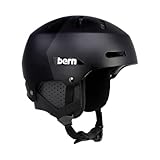 Bern Macon 2.0 Erwachsene Snowsports Ski- und Snowboardhelm für Damen und Herren Brim Style Multisport Zertifiziert MIPS Rotationsaufprallschutz Verstellbare Passform Herausnehmbares Futter Anti-Fog