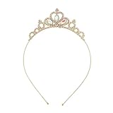 Kristall Tiara, Prinzessin Tiara Krone, Kopfschmuck Haarreifen Tiara Edelsteine Strass, Strass Kristall Perle Tiara Tiara Kopf Krone für Frauen Party Kostüm Geschenke