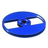 xbiez Leere Spule aus Aluminiumlegierung, 0,64 cm (1/4 Zoll), 17,8 cm (1/4 Zoll), 17,8 cm (1/4 Zoll), für Tonband-Recorder mit 2 Löchern für offene Spule