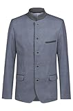 Greiff Corporate Landhaus Herren Jerseysakko Regular-Fit Blau/Grau 106
