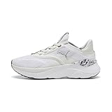 PUMA Damen Straßenlaufschuh, Feather Gray-black-lilac Crush-Pflum Jam Ah25, 38 EU
