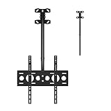 TV-Ständer, Wandhalterung, vollbewegliche Deckenhalterung für 66-109 cm (26-43 Zoll) Fernseher, schwenk- und neigbar, unterstützt bis zu 35 kg, VESA 400 x 400 mm, 1,5 m