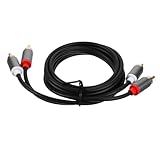 UKCOCO Audioleitung Hilfskabel Audiokabel für Projektor Drahtverbinder Bananenstecker Kupplungsstecker speaker cables lautsprecherkabel kupferkabel Audio-Stereo-Kabel DVD-Kabel Kupferkern