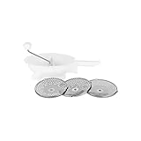 Metaltex Sieb, Edelstahl, Weiß, 24 cm