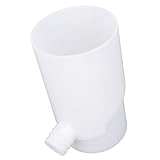 Regenfass -Diverter -Kit, Downpout -Diverter Leitet Wasser in Regen Barrel 10 cm Regenrinne Diverter Regenwassersammelsystem für Bewässerungssysteme Aquarien ab (Black) (White)