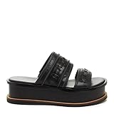 KELSI DAGGER BROOKLYN Damen Drift Sandale, Schwarz, 42.5 EU