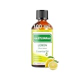 FORSYLVANEST Zitronen-Ätherisches Öl100 ML,Naturreines Zitronenöl für Aromatherapie, Diffusor, Haushaltsreinigung, Luftreinigung, Hautpflege sowie zur Herstellung von Seifen und Kerzen