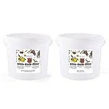 Natron & Zitronensäure Pulver Set | 2x 5 kg Eimer Lebensmittelqualität E500ii + E330 | Baking Soda & Citronensäure | zum Reinigen, Entkalken, Backen & Kochen | umweltfreundlich & chemiefrei - mituso