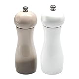 TOTIKI Pfeffermühle 2 Stück Keramikmühle, Einstellbare Grobheit, Pfefferstreuer Für Frische Gewürze, Kräutermühle Pepper Mill