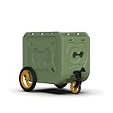 RASTKY Fahrradwagen-Anhänger für, Haustiere und Falträder – 128 L Outdoor-Campinganhänger mit Großem Fassungsvermögen und Rädern, Faltbarer Mehrzweckwagen Zum Radfahren, Wandern,