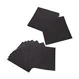 HOUDERCO 60 Stücke Mittagsserviette Schwarze Stoffservietten Frühstücksservietten Geburtstagskins Alles Zum Geburtstag Servietten Dessertservietten Halloween-servietten Black Papier
