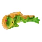 Abaodam 1Stück Schlafende Froschfigur Harz Witzige Desktop Dekoration Für Garten Und Langlebig Und Vielseitig Für Innen Und Außenbereiche Grün