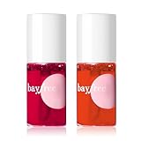 bayfree Lip Tint Cheek Stain Set Farben Lippenstift Wasserfester Lipmarker Leicht Liquid Lipgloss Natural Mattes for Women Girls (Juicy)