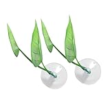 COLLBATH 2st Betta-Fisch Versteckt Sich Im Bett Frosch-Ornament Schutzabdeckung Für Sonnenblende Dichtungsring Für Lebensmitteldosen Teile Dichtung Siegelring Haken Light Green PVC